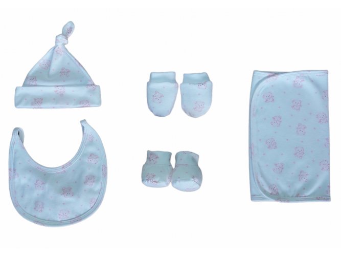 Accesorios oso rosa Interlock